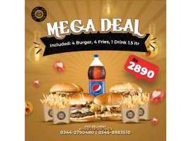 Big Thick Burgerz Mega Deal For 4 Persons For Rs.2890/-image-1108